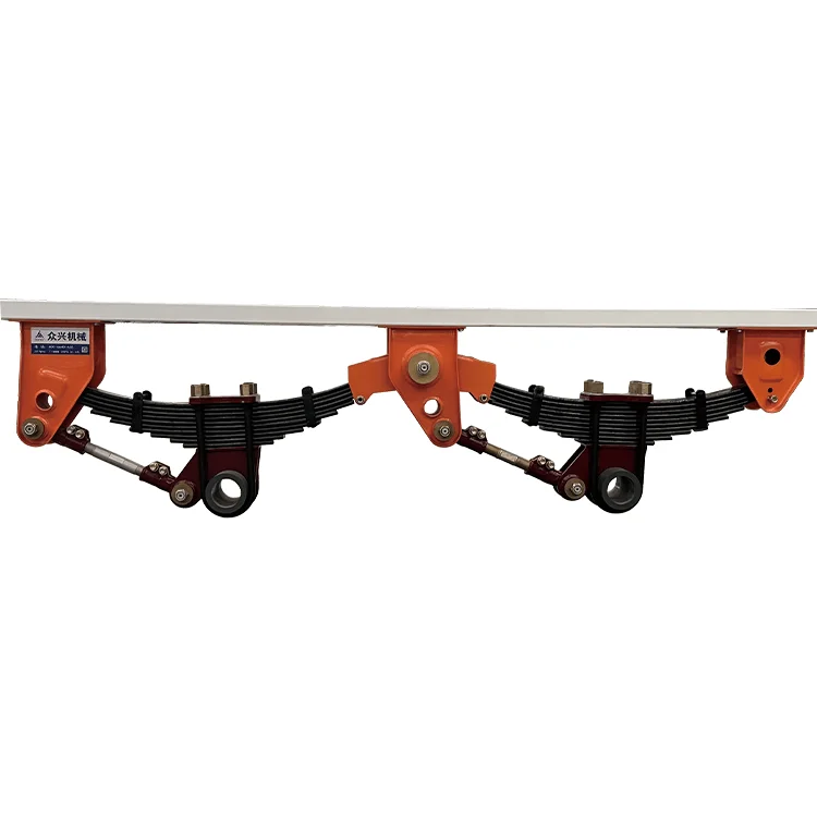 Semi Trailer Mechanical suspension with Equalizer 500mm - 560mm leaf spring for flatbed 53 foot trailers drop axle 16*90*8