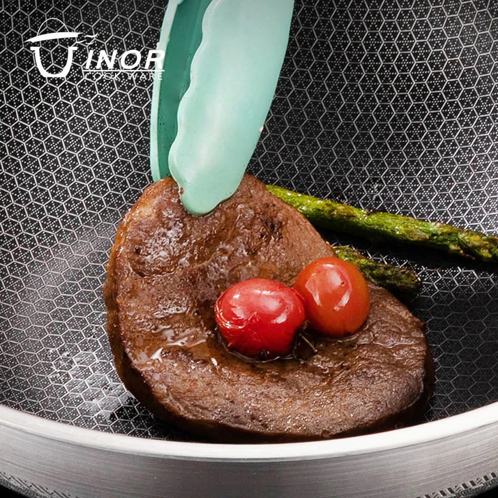 Amazon горячая Распродажа кухонная посуда нержавеющая сталь антипригарная сотовая сковорода с