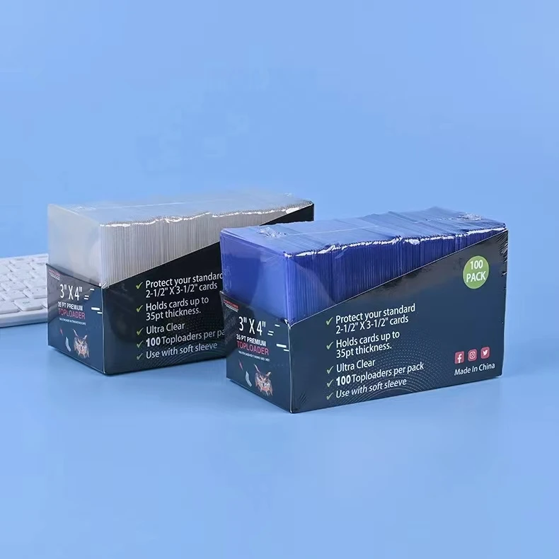 Wholesale of Double sided Transparent PVC35PT Hard Adhesive Game Card Set Wanzhi Game Wang Aido Idol Hard Card Set