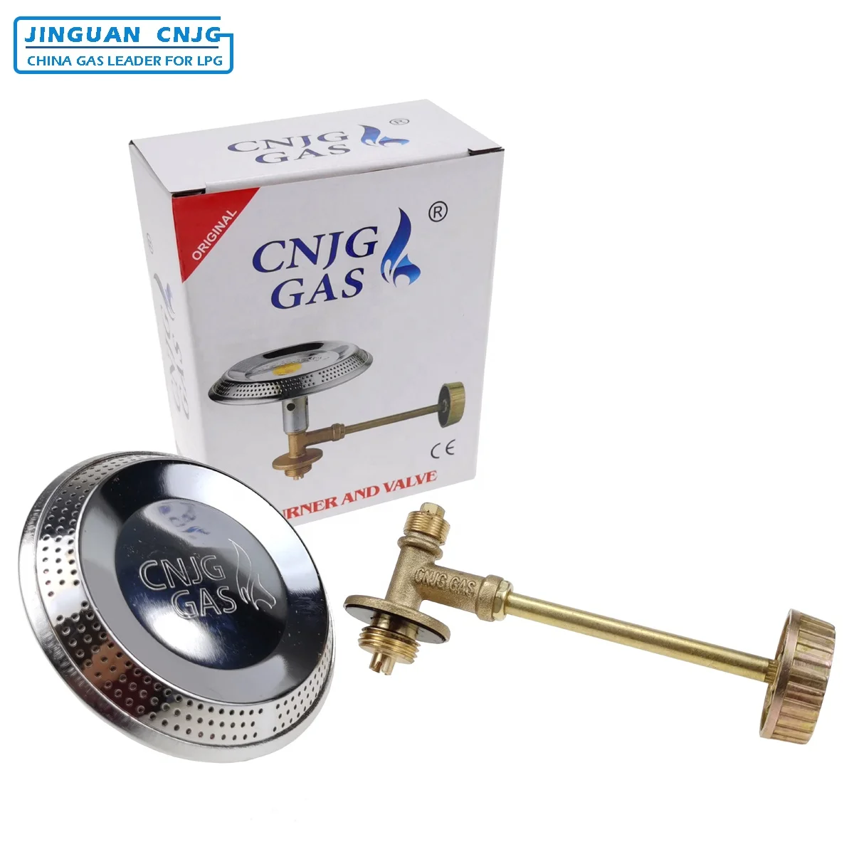 CNJG Hot Sale Camping Blue Fire Head Gas Burner Stove with 3kg  6kg 10kg LPG Gas cylinder