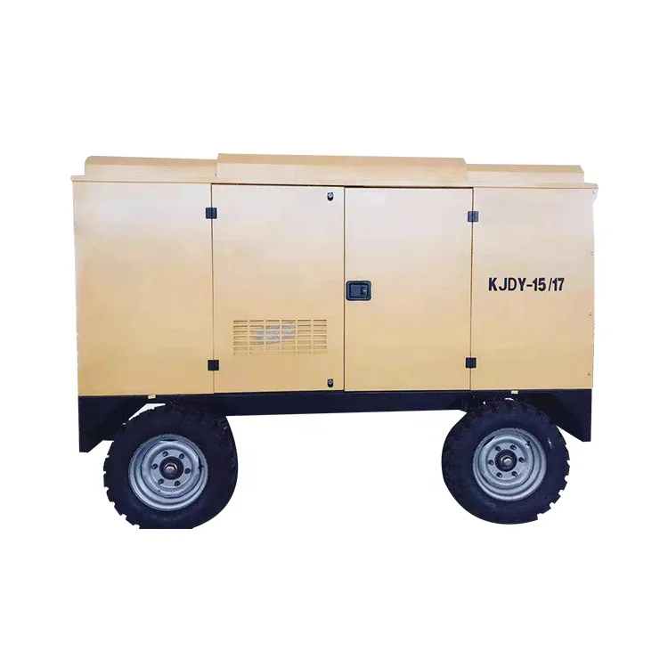 
China Mobile Industrial Screw Diesel Engine Air Mobile Compressor 