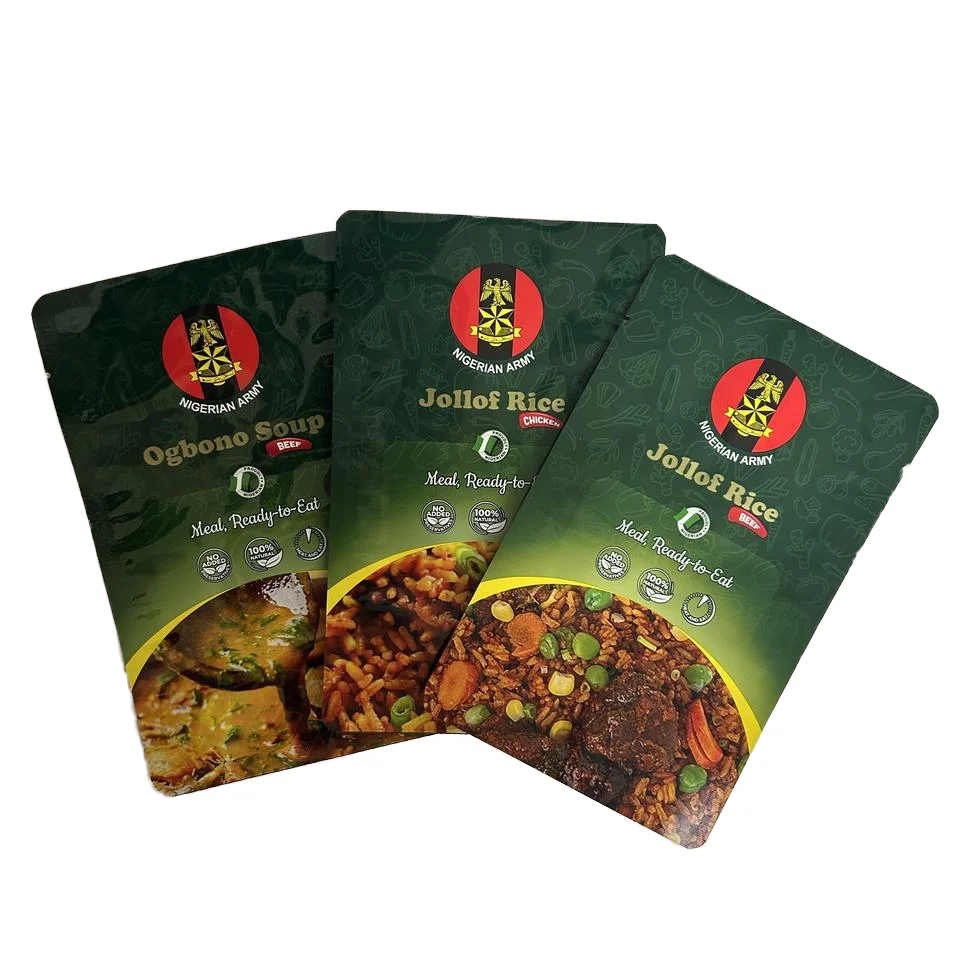 Custom printed  liquid doypack soup bags retort pouch packaging  for  food retort pouch packaging machine