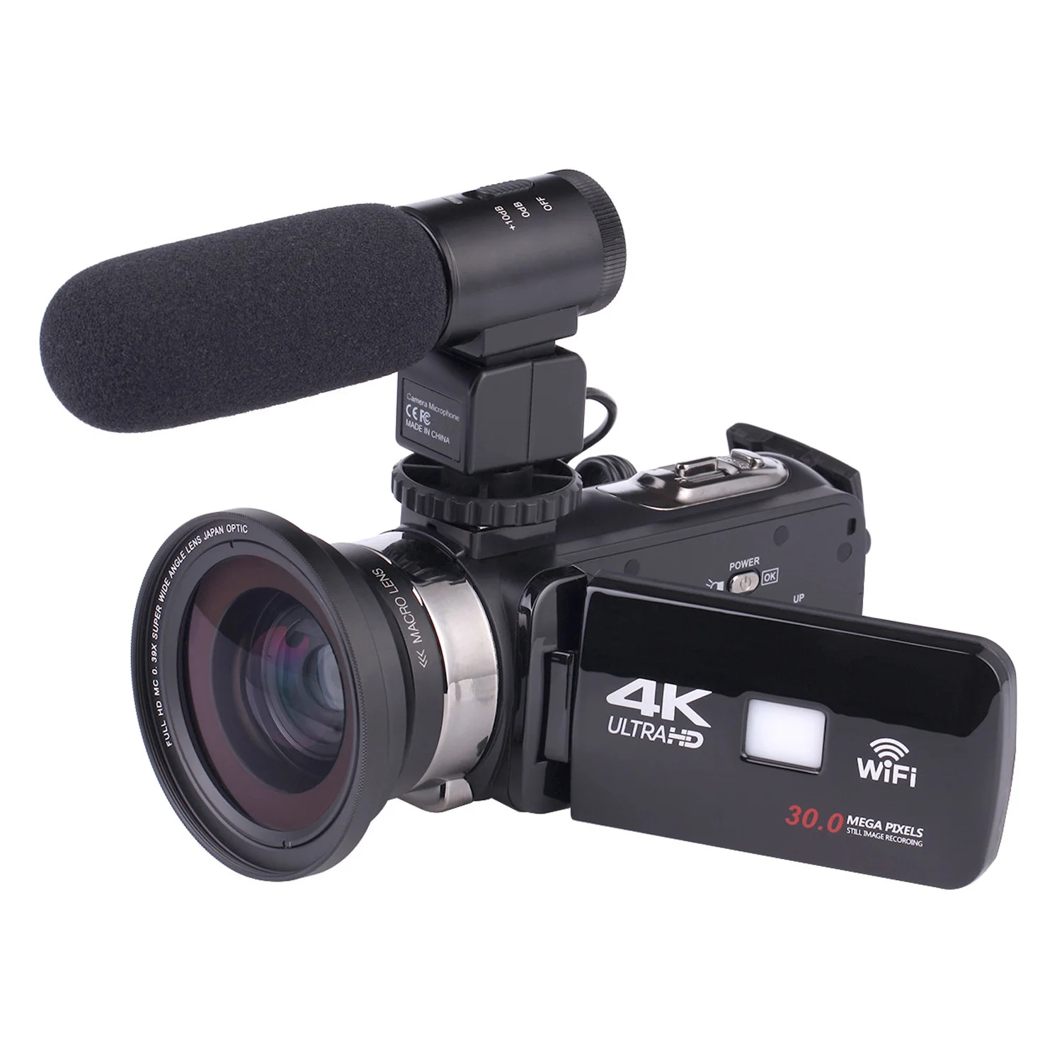  2021 Дешевая Видеокамера видеокамера HD 1080P 30 кадров в секунду 24 МП 3 0 дюймовый IPS экран цифровая камера для YouTube записывающее