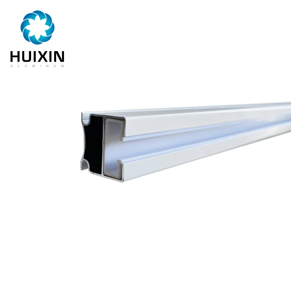 Aluminum Curtain Track for Window Decorative White Aluminum Metal Curtain Rods And Rails