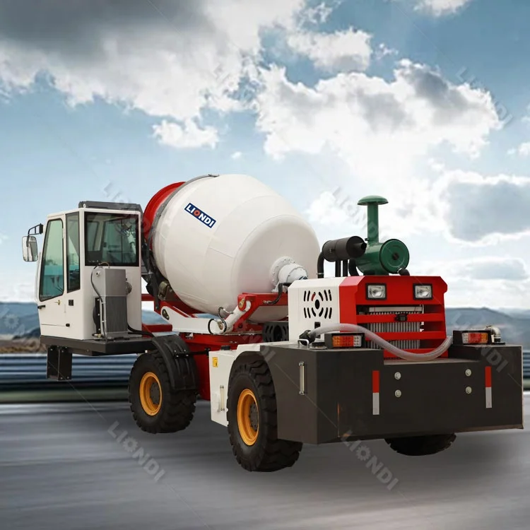 2m3 3m3 4m3 6m3 Drum Concrete Mixer Self-loading Self Loading Truck for Sale