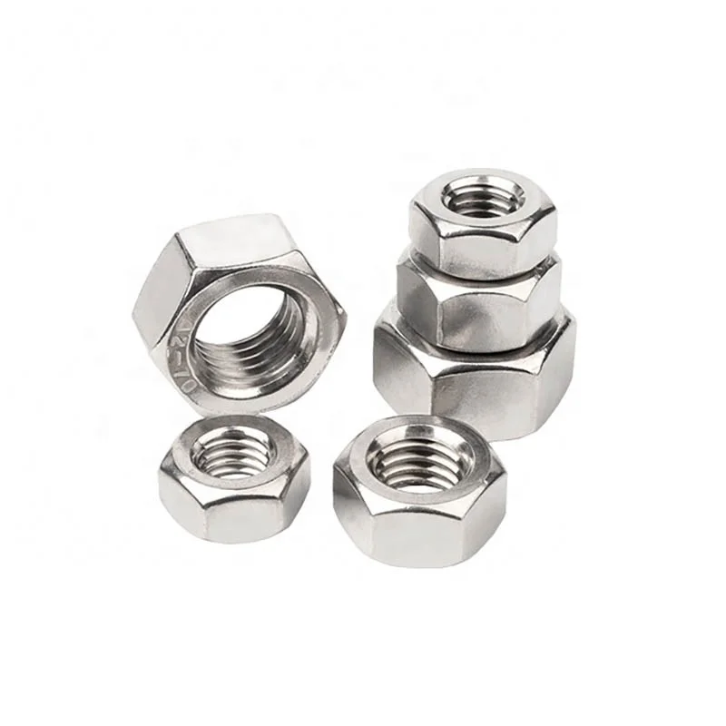 DIN934 нержавеющая готовая машина для варенья Шестигранная гайка для соединения материалов с помощью крепежных болтов