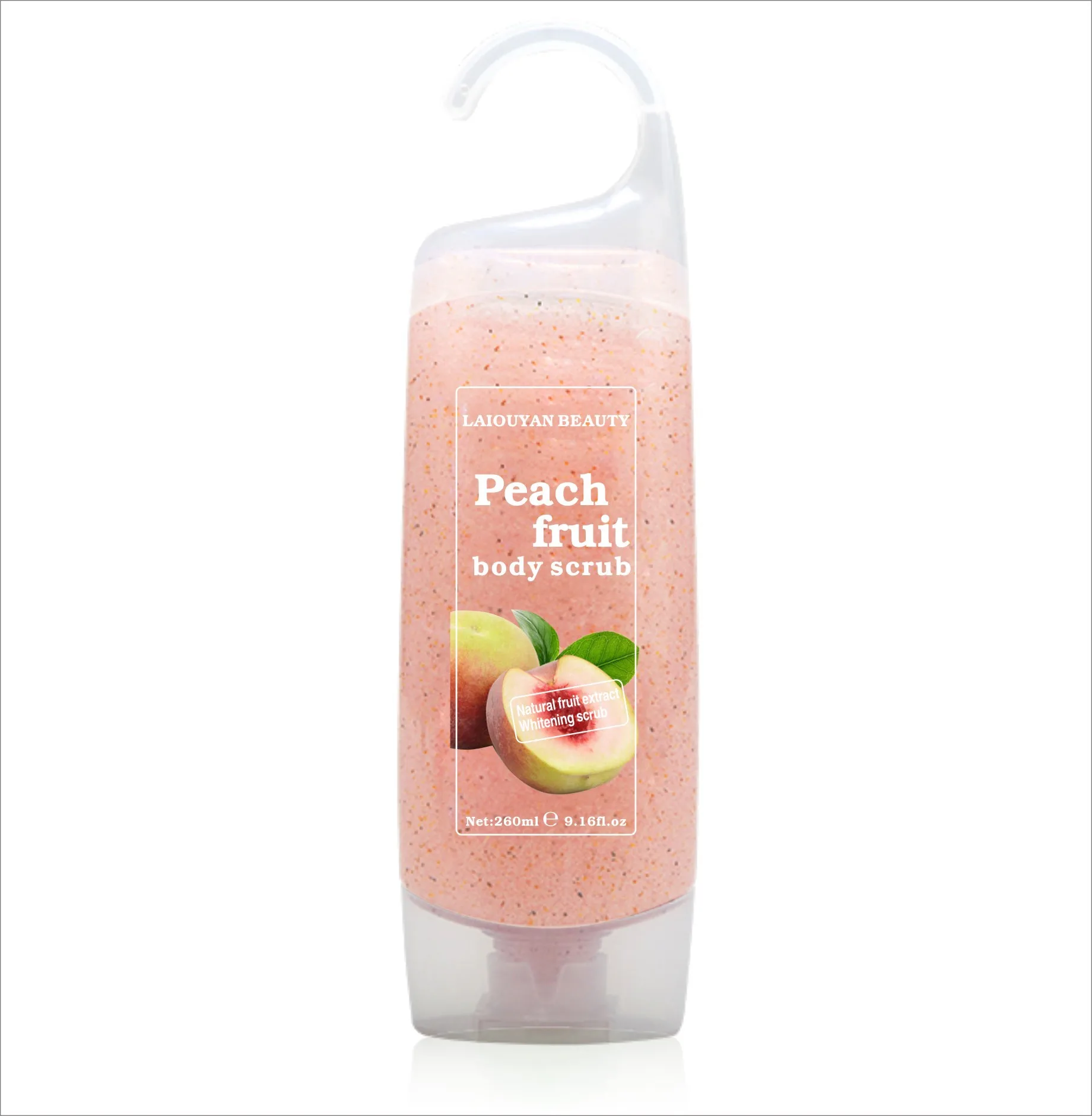 private label organic body wash fruit flavor exfoliating scrub lightening whitening shower gel