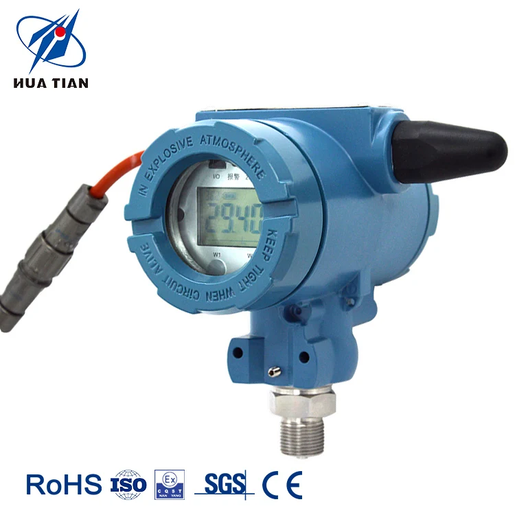 China Huatian CYBT1441 IP66 RS485 output signal wireless autoclave temperature pressure sensors