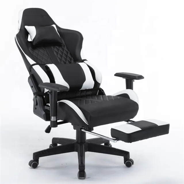 2024 Racing Executive Office Computer Ergonomic  Cheap Modern Furniture Seat With Headrest Gaming Chairs Use For Play Games