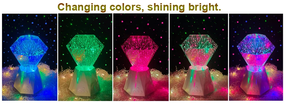 2023 latest exclusive patented 3D diamond light, bright light effect, fancy style