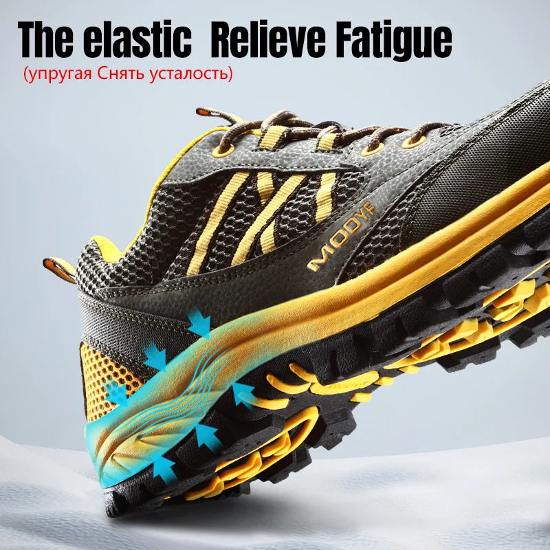 Мужские Кожаные Защитные рабочие ботинки LARNMERN со стальным носком, Нескользящие мужские ботинки, стальная обувь, удобная защитная обувь