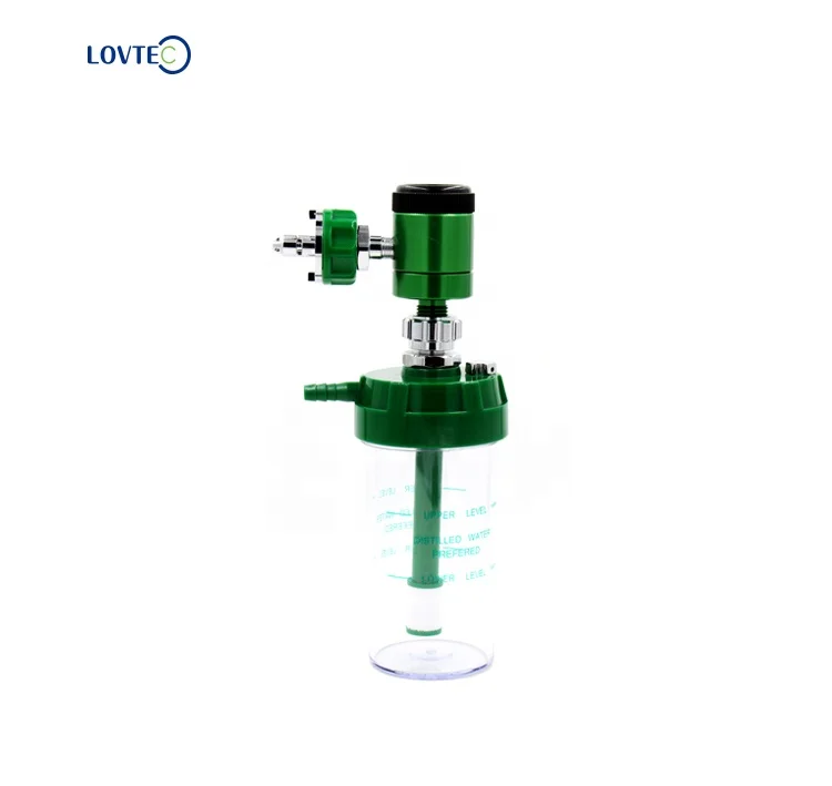Lovtec high quality medical click style oxygen flowmeter wall bedhead unit type  for hospital bedhead