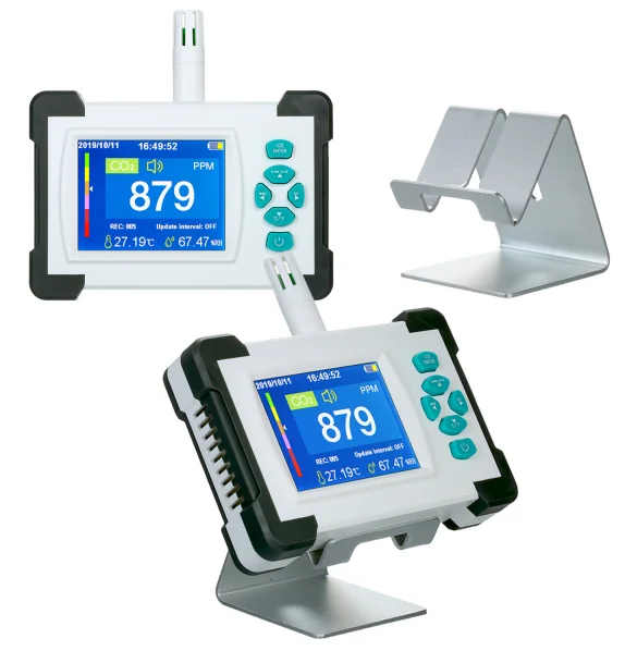 2021 Desktop carbon dioxide air detector Greenhouse co2 monitor tester analyzer gas analyzer meter Netherlands Germany Spain