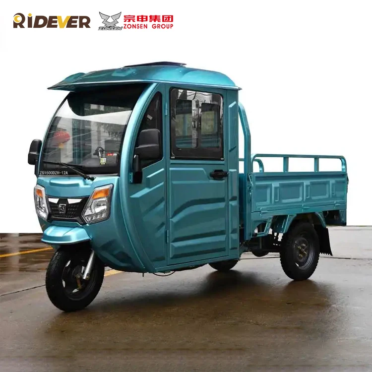 Hot sale Zongshen Junchi 160w 1500w Carry cargo electric tricycle 1500w  tricycle electric tricycles trike electrical cycle