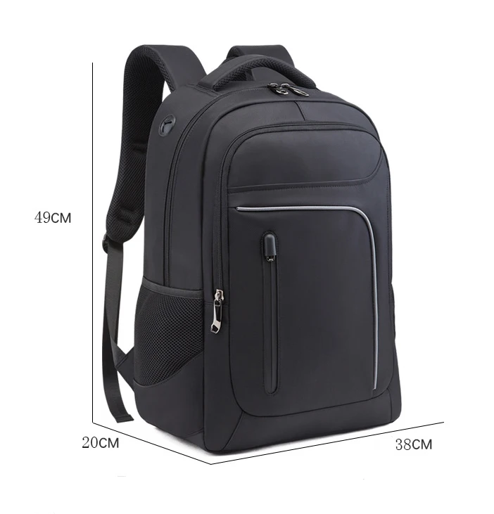 Slim Popular Wholesale Waterproof Backpacks For College Students New Style USB Business Travel Backpack Laptop Bag
