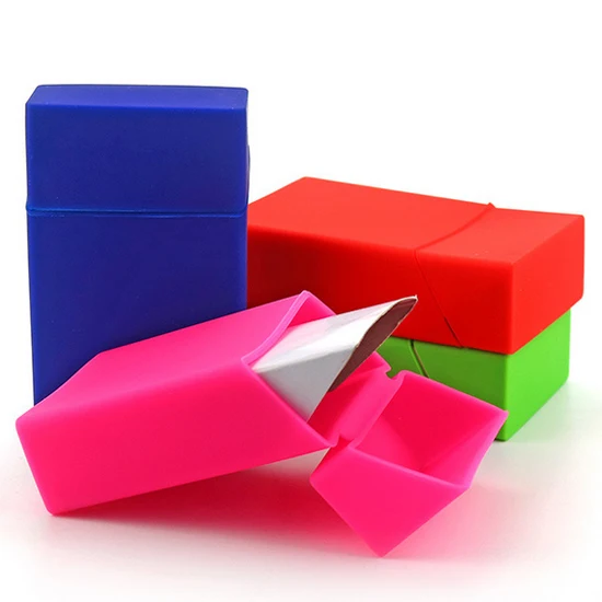 Vogue заказной логотип водонепроницаемый карманные коробки силиконовый портсигар