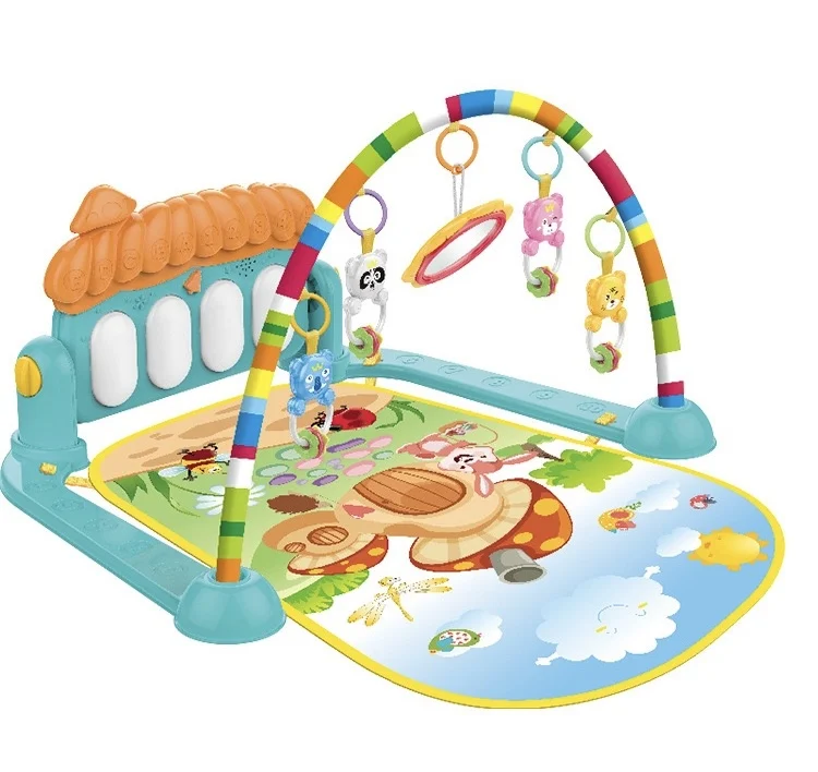 Baby Play Mat Educational Kids Carpets Music Rack Play Mat Puzzle Carpet Piano Keyboard Infant Playmat Gym