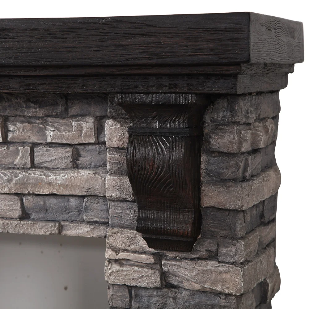 New wayfair Polystone mgo mantel electric Fireplace