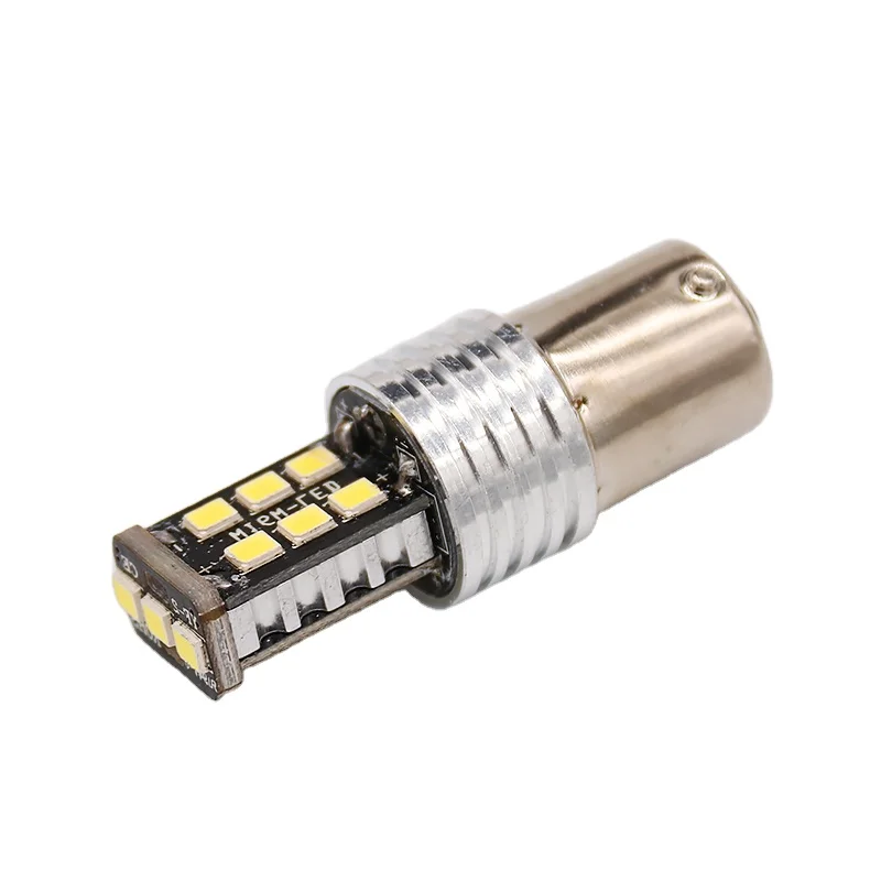 UNJOYLIOD P21W BA15S Canbus No OBC Error Super Bright 15 LED Auto Brake Lights Car Backup Reverse Lamps 1156 switchback