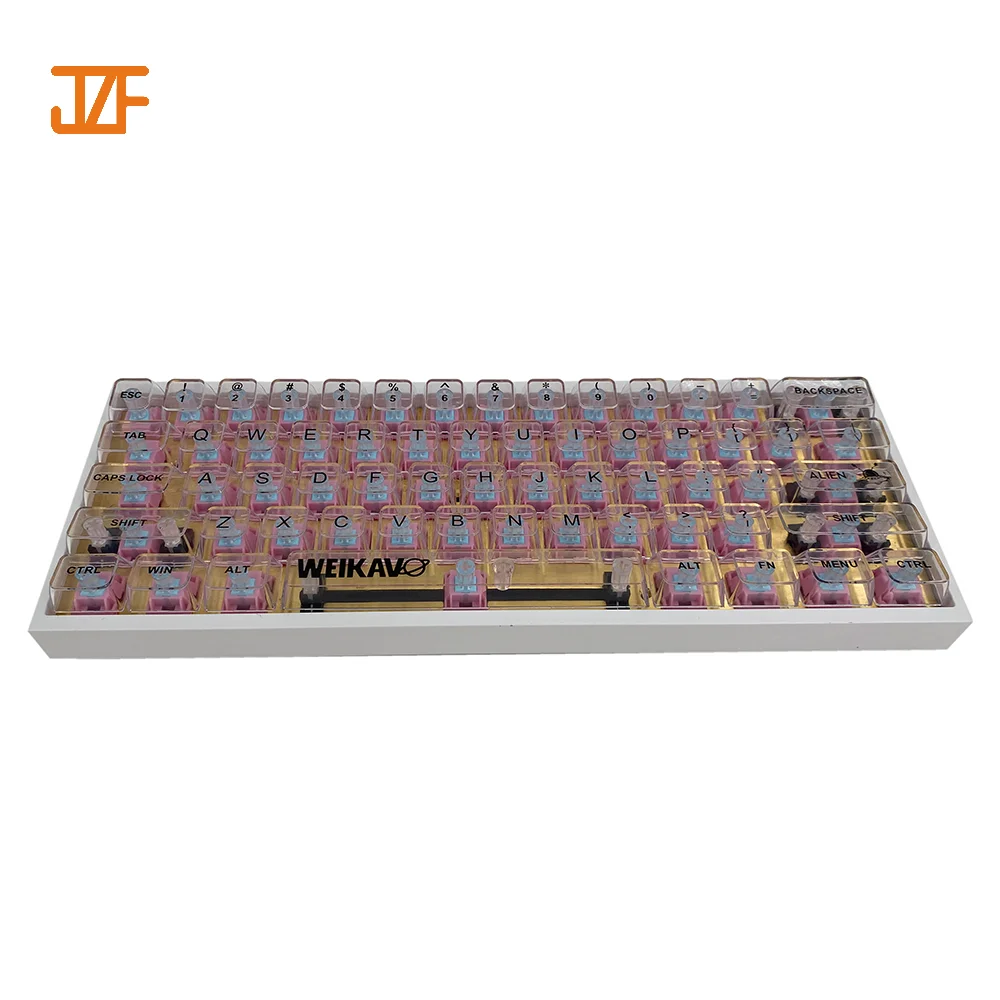 pbt clear keycaps cherry color russian keycaps transparent abs custom dye doubleshot pbt keycaps