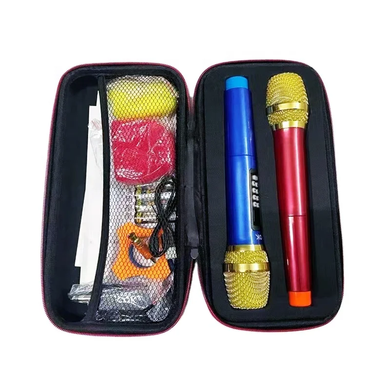 Customized 1680D Portable Eva Microphone Protective Storage Carrying Handheld Wireless Microphone Carrying Flight Cases