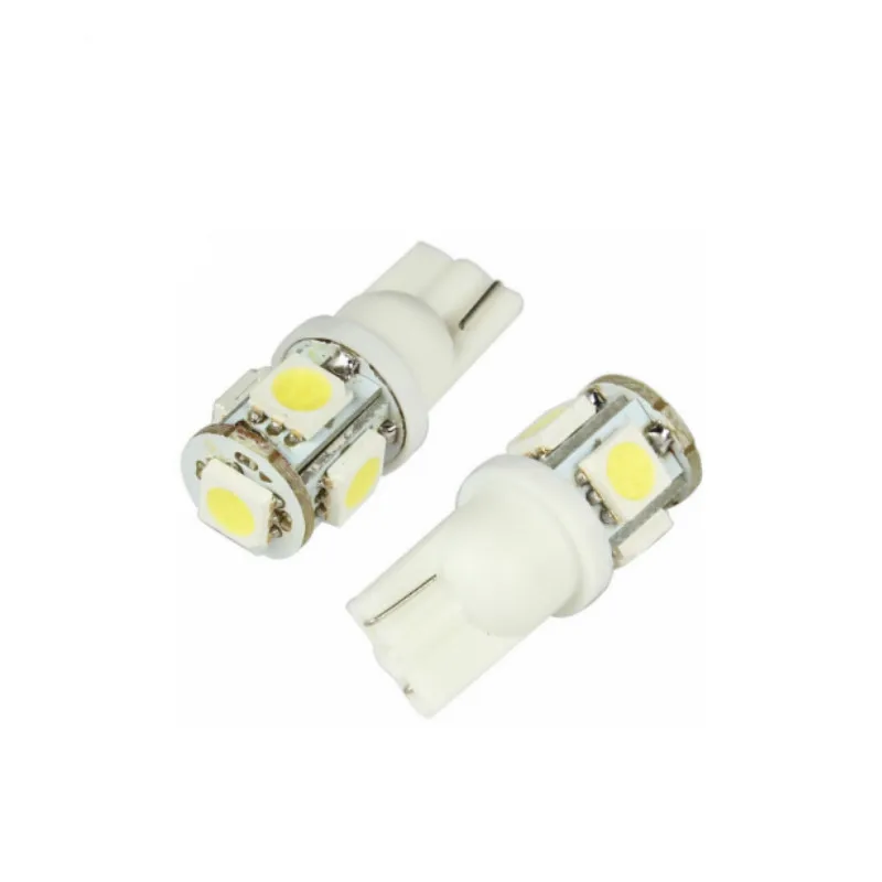 Wholesale price quality assurance super brightness auto 194 /T10 led bulb 5smd led wide angle wedge base
