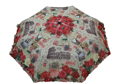 Eco-friendly Promotional Full Automatic Open 3 Folding Pongee Travel Windproof Bike Car UV Umbrella For Gift With Logo