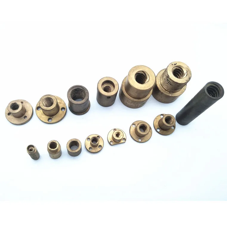 
Mechanical accessories with square circular screw flange brass nut 
