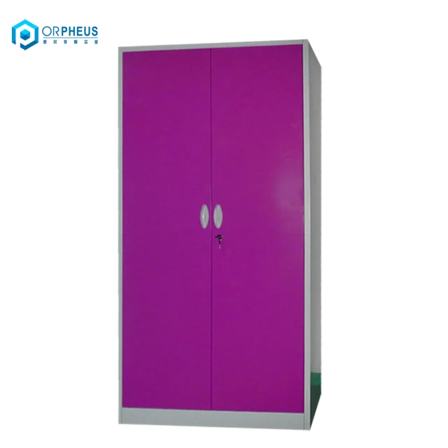 Inside A Drawer 4 Sections Steel Almirah Designs India Style 2 Doors Metal Wardrobe Closet