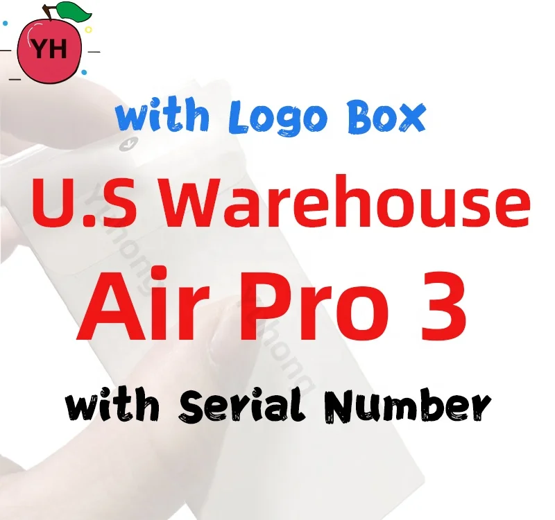 Dropshipping Original Logo Aipod JL 6973 Airha 1562 GPS TWS Air Gen 3 Earphone BT Airs Pro 3 Rename Air Pro 3 Wireless Earbuds