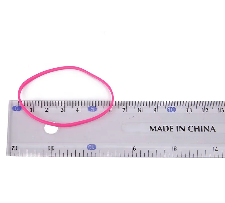 Customized Red Color Natural Durable Anti-aging Industrial Bundling TPR Rubber Band Manufacturer Rubber Band for School Home