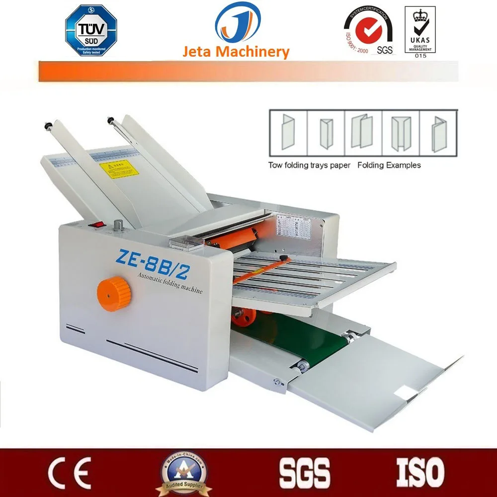 [JT-ZE-8B/2]CE Certificate Brochure Paper Folder Machine Automatic Booklet Envelope Paper Folding Machine