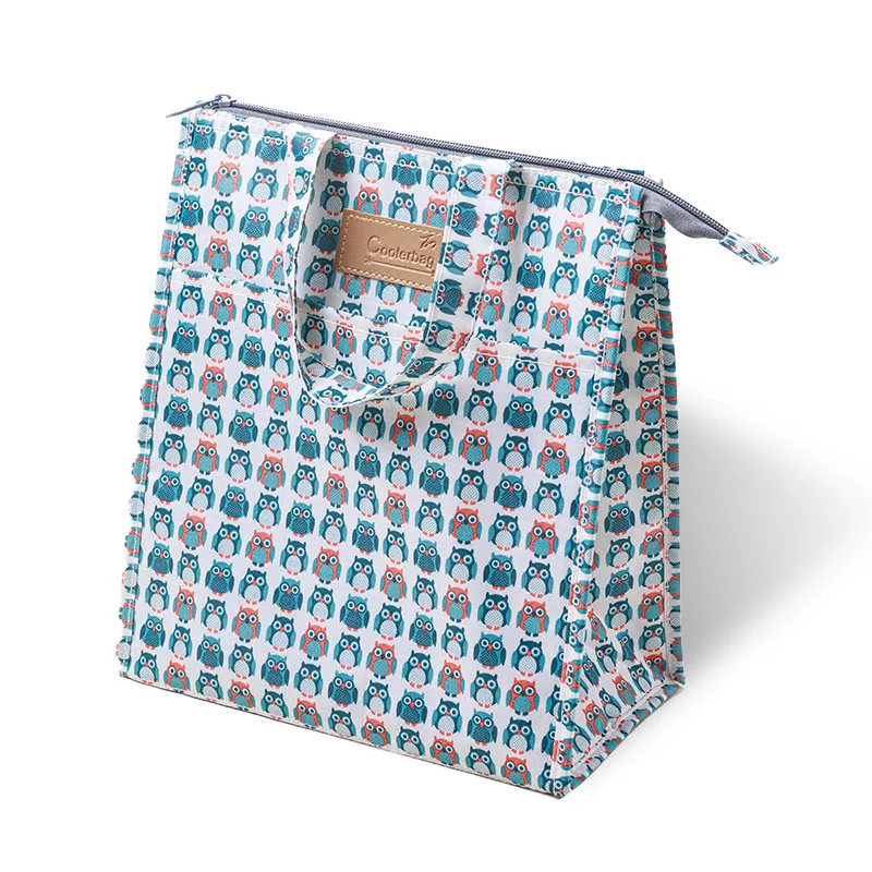 Insulated Lunch Bag for Women Durable Foldable Portable Lunch Tote Water-Resistant Thermal Lunch Cooler for Adults Kids