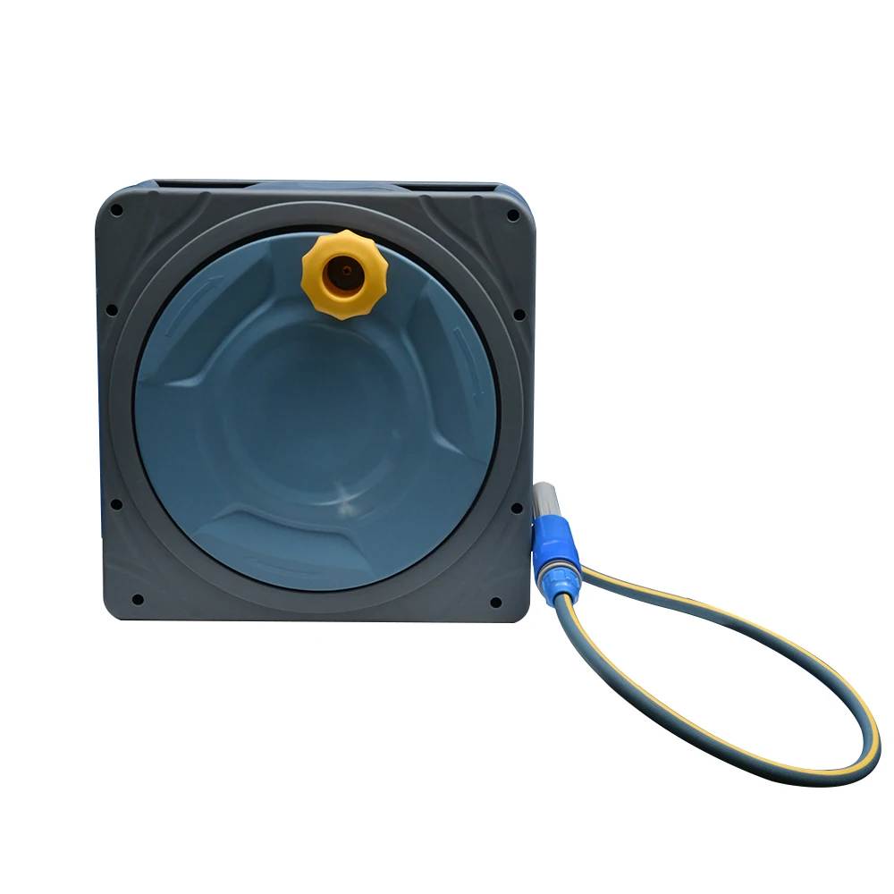 GARTENKRAFT Outdoor 7.5M/25Ft Mini Retractable Car Wash Hose Reel High Garden Water Hose Reel