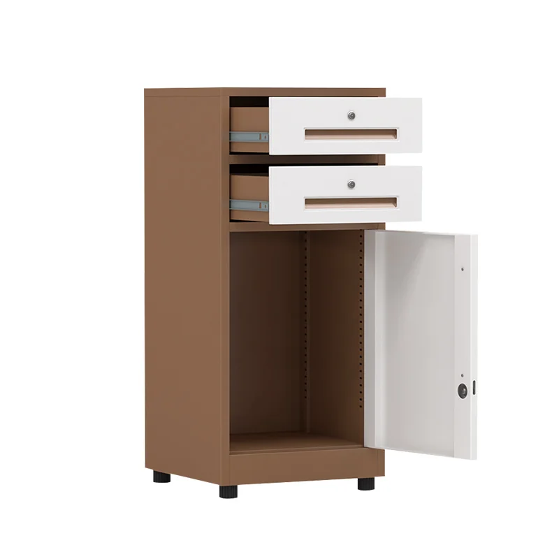 Half Height Storage 2 Drawers Steel 3 Tier Cabinet Storage Cabinet waterproof fireproof office New Hot Sale Steel cabinet