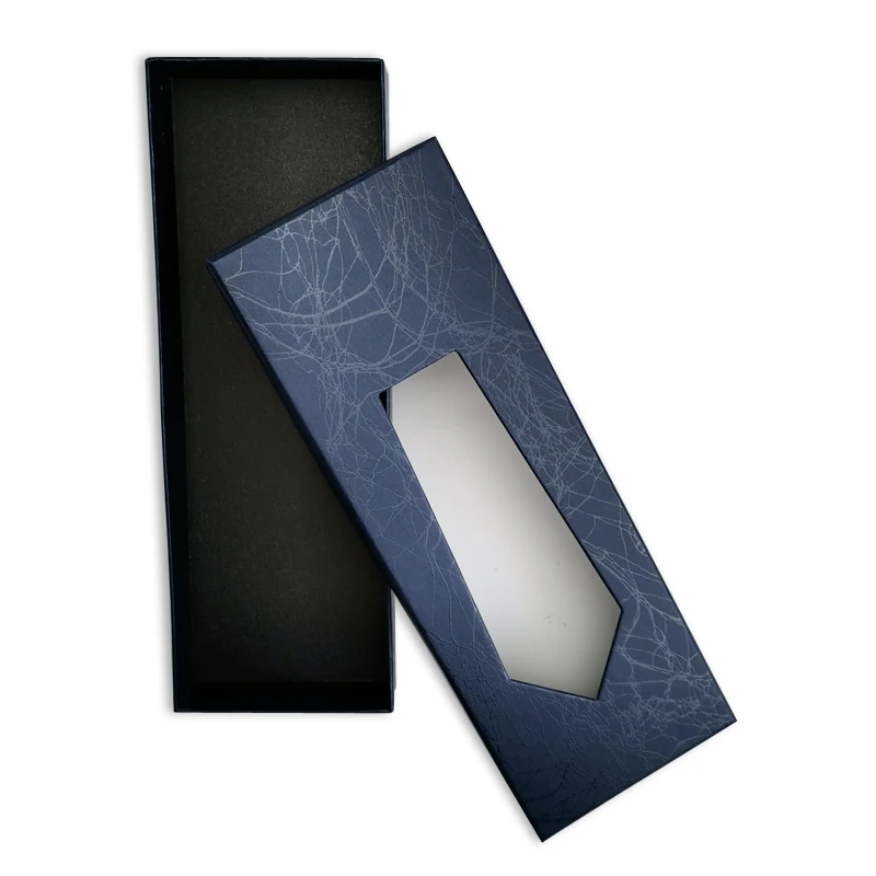 Californ high quality cheap custom cardboard necktie packaging bow tie box