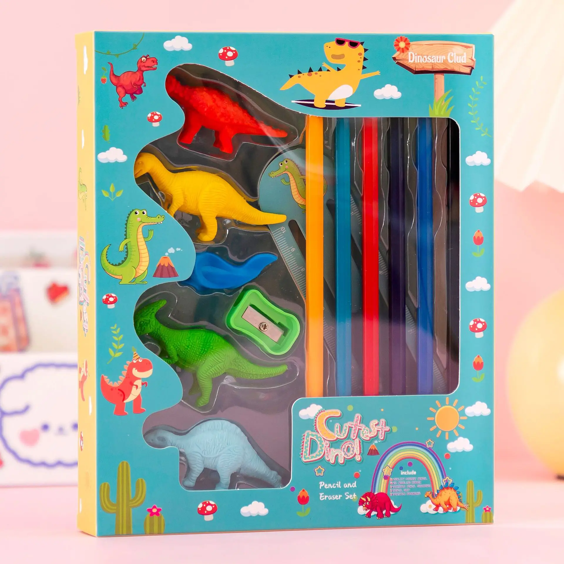 Good Quality Diy Kids Stationery Set Gift Stationery Set With Glitter Pen For Children