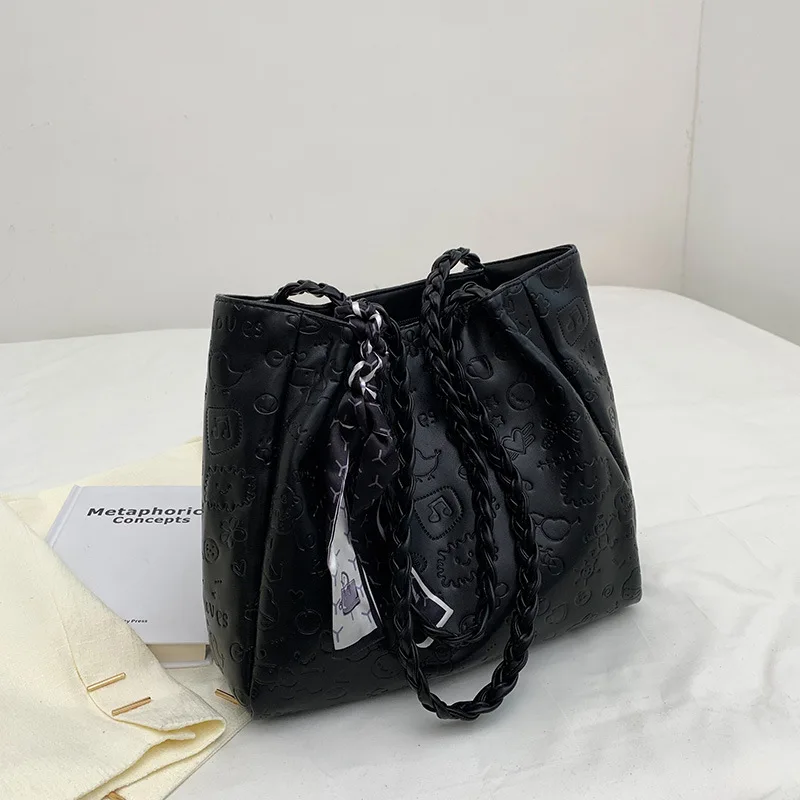 New design embossed shining fashion luxury designers premium leather handbag