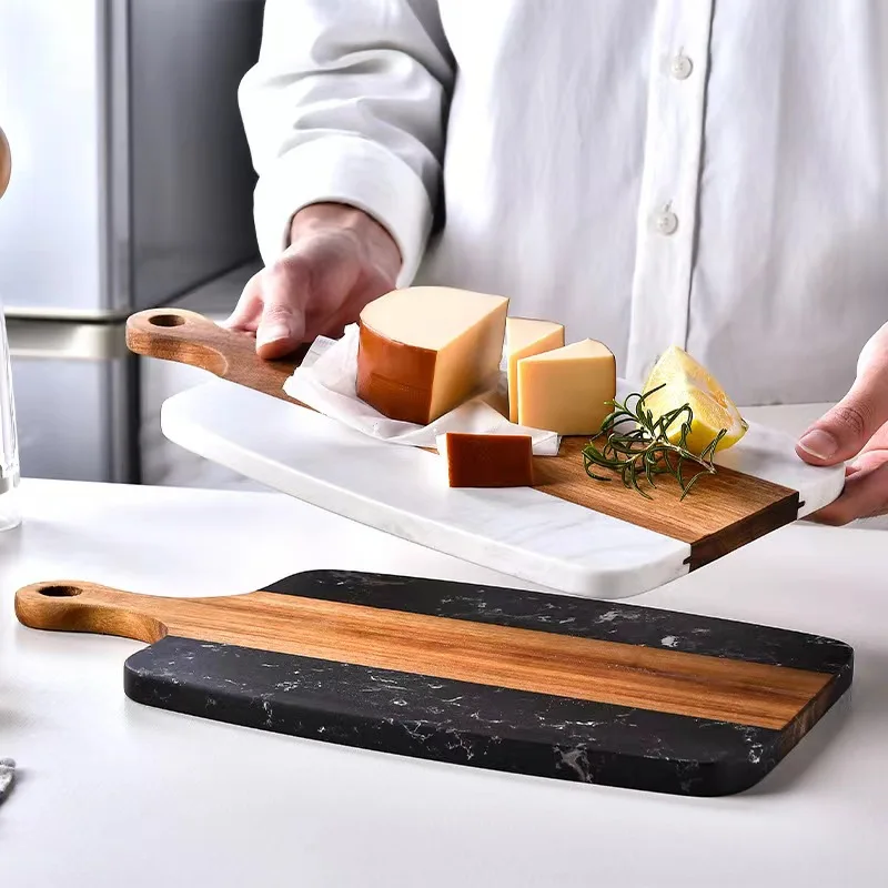 Eco-Friendly Wood Chipping Board for Kitchen Cooking Sustainable Chopping Blocks for Enhancing Kitchen Space