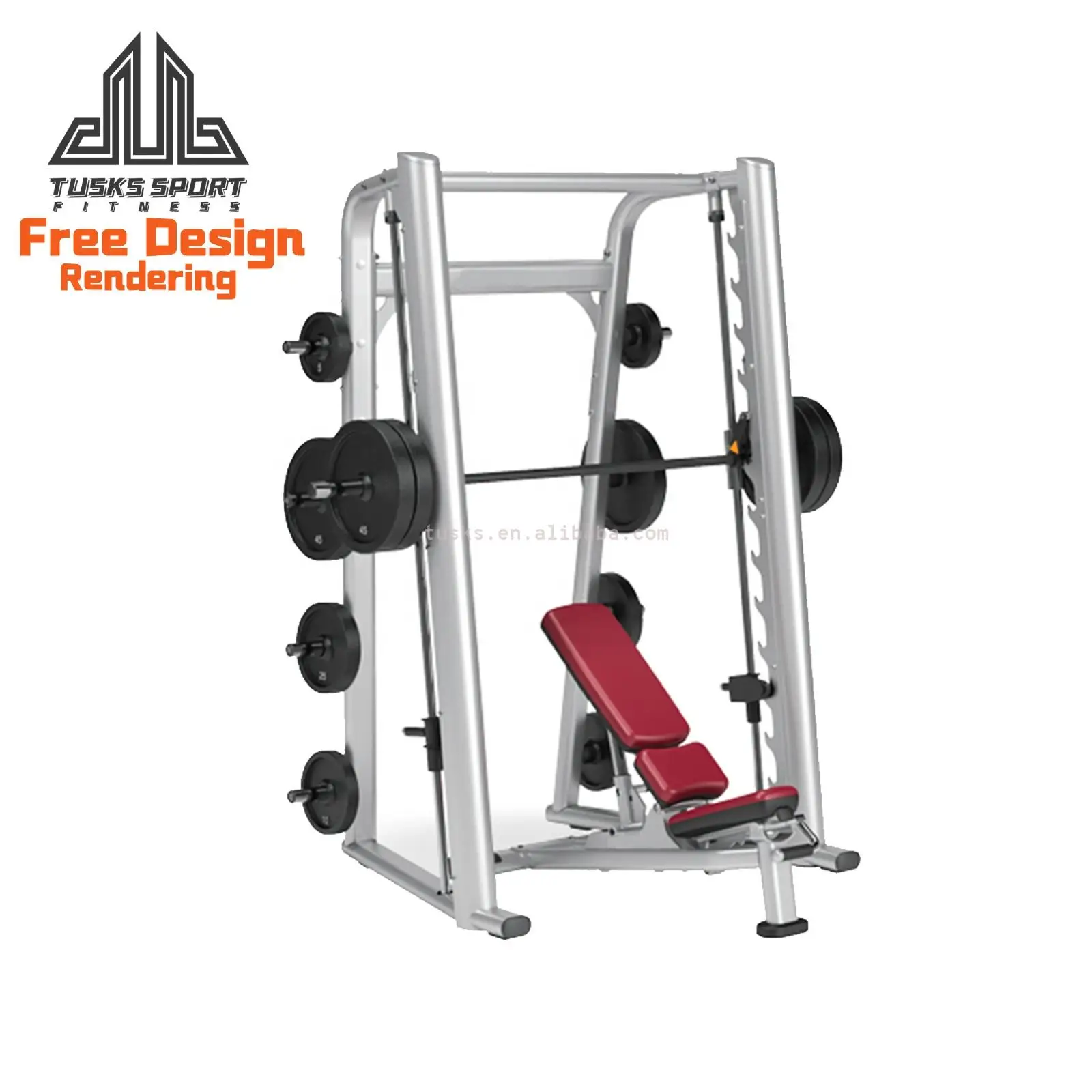 TK7-L1063 Smith Press Trainer, Workout Equipment Professional Gym Machine, High-End Fitness Device for Commercial Gyms