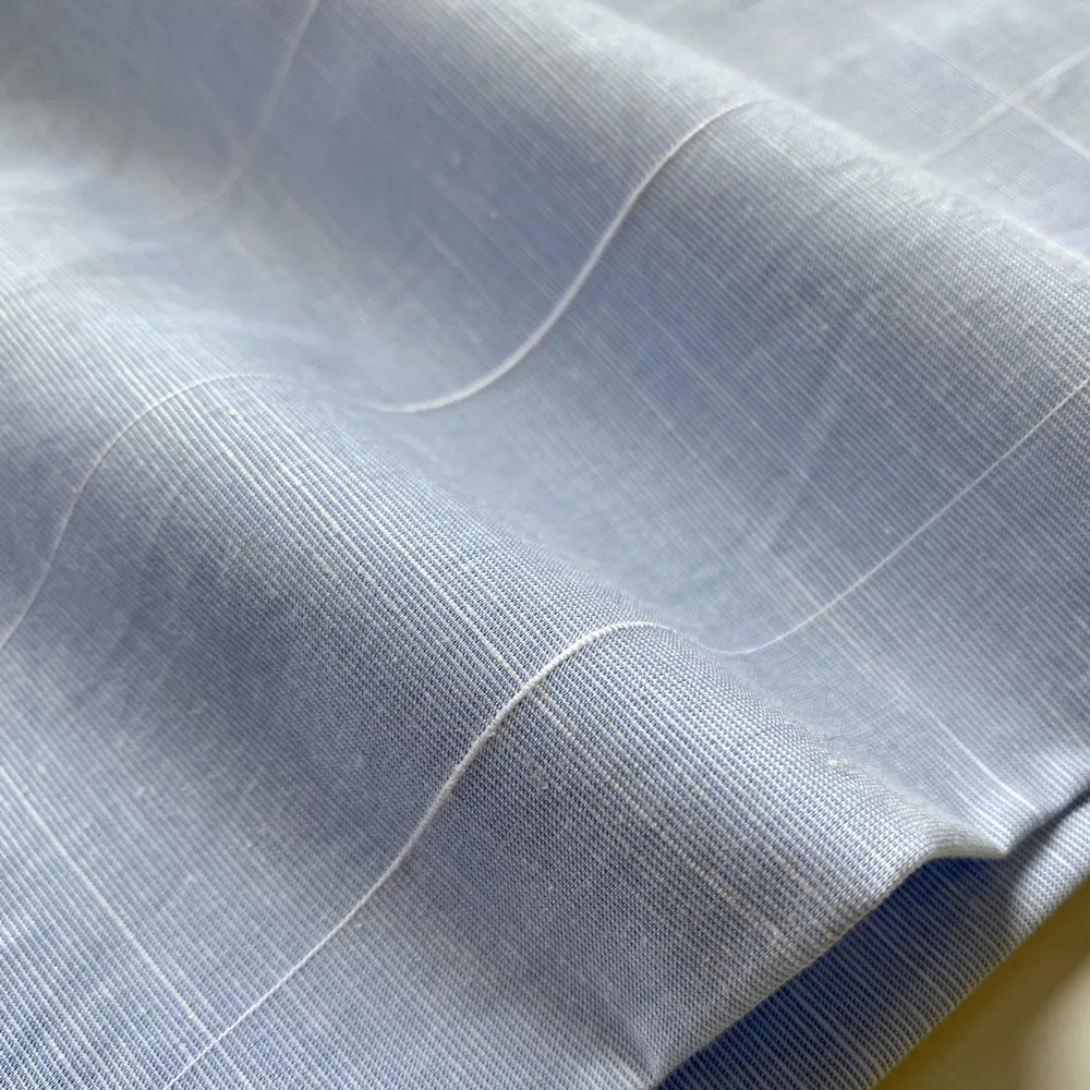 Лидер продаж, мягкая тканая хлопковая льняная костюмная ткань с диагональю 57/58 дюйма