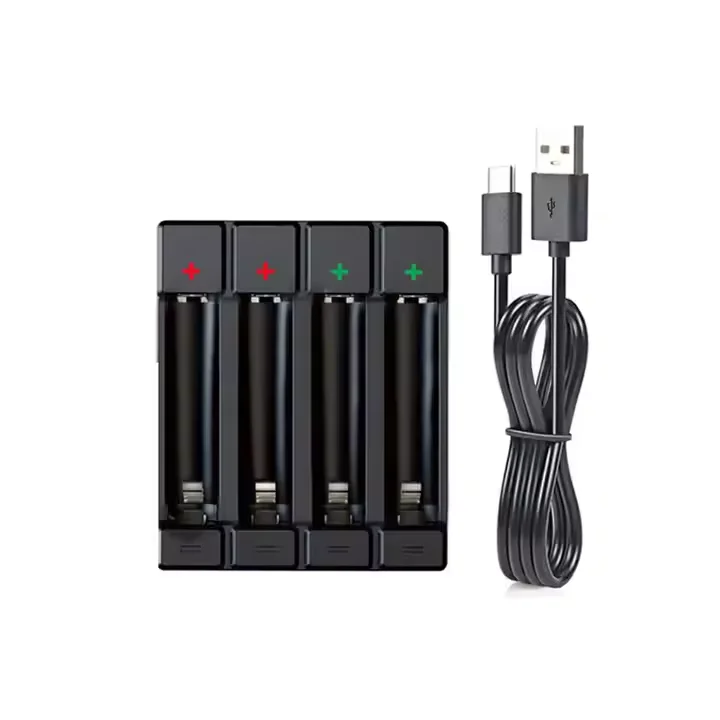 Lightjoy Chocolate-4 зарядное устройство 1-4 шт. AAA/AA 10440/14500 NiMH/li-ion 2-USB | C4