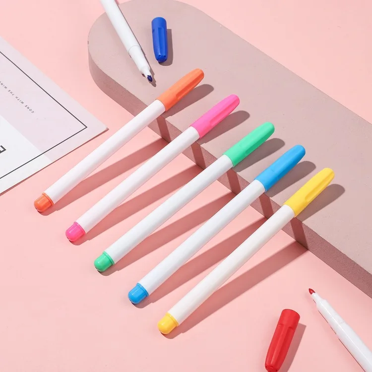 Color whiteboard pen Water-based erasable student environmental brush office fine nib Water-based marker