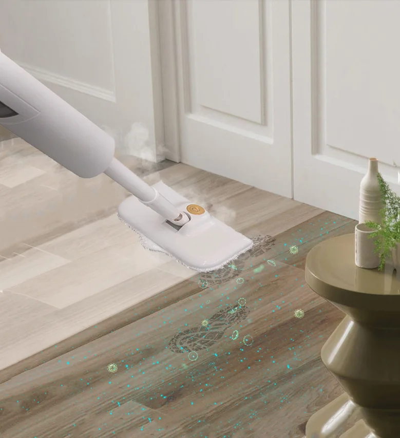 Affordable professional multi function handheld portable wireless cleaner floor steam mop