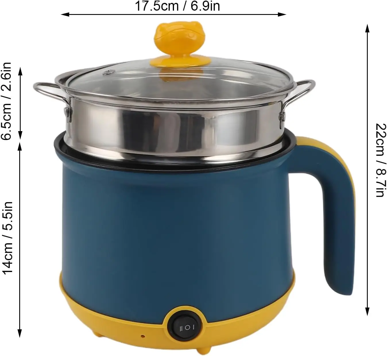 Dibangni cooker mini electric rice cooker frying pan mini food cooker hot pot cooking pots non stick coating