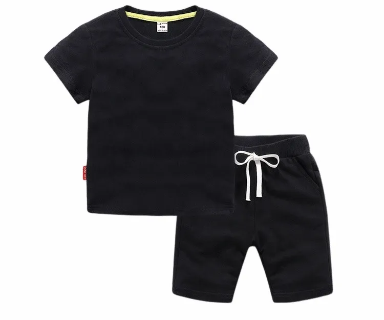 Oem Label Custom Made Boy Clothes For Kids Summer Set Kid Clothing Sets 4 To 12 Years Old Kids Tracksuits Sets