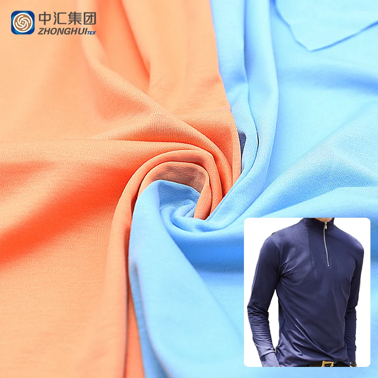 70S Double-Faced Jersey Cotton Fabric  For Shirt And Skirt In Fall And Winter