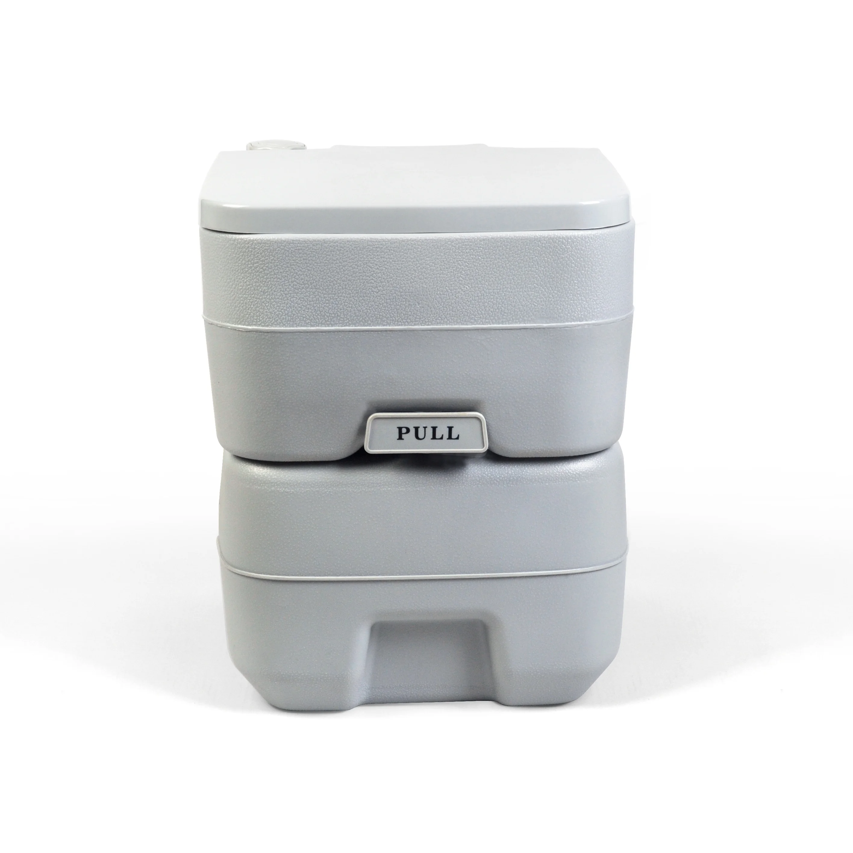 12L+20L Portable Camping  Rv Toilet Portable Travel Toilet with Piston Pump Double Outlet Plastic Mobile Toilet Two Layers