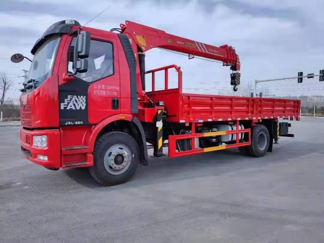 Japanese 10 ton truck mounted crane 4*2 direct factory supply for Urban construction cheap
