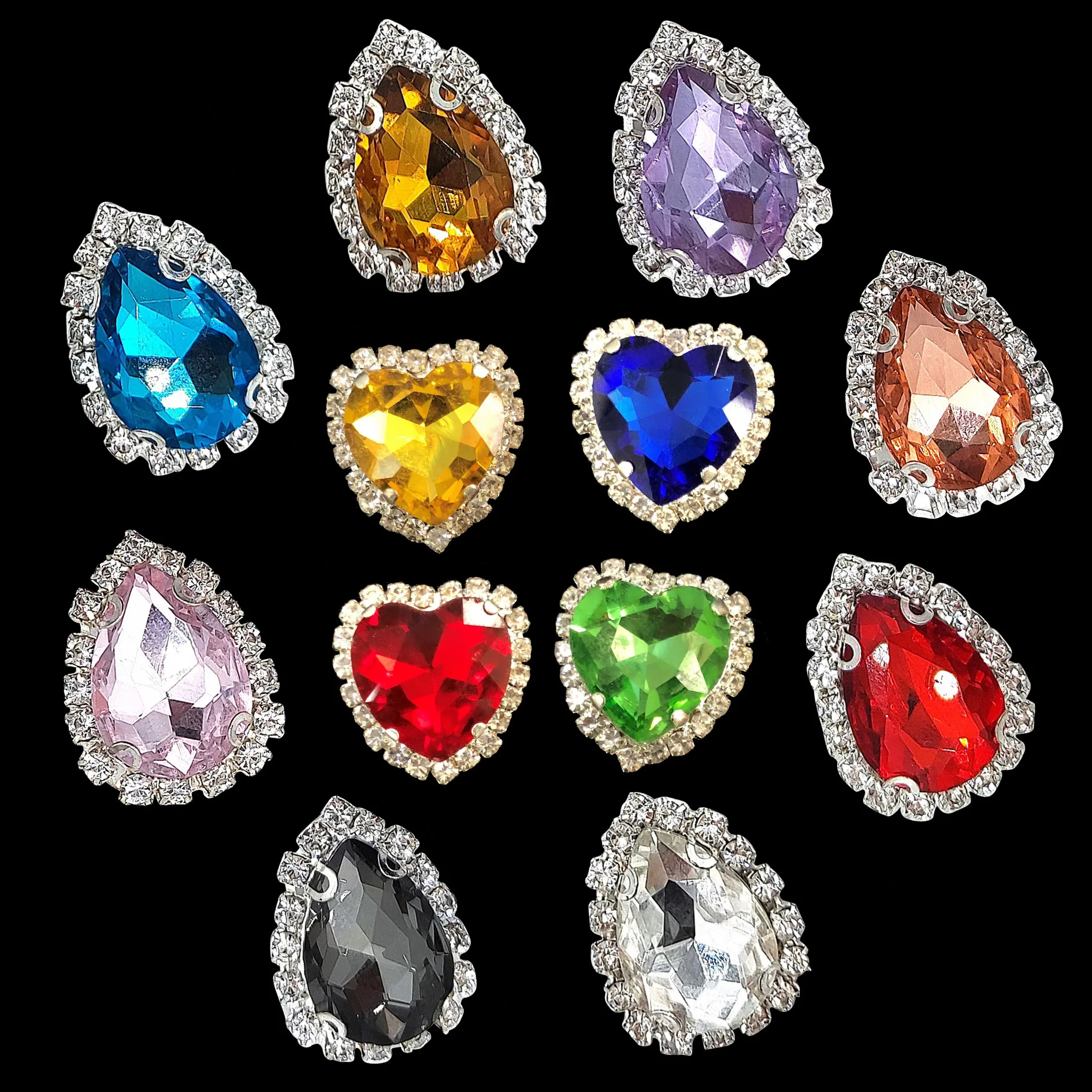 New Design Big name metal diamond chains and pearls bling Girl Gift Decoration  shoes charms